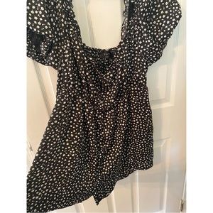 Cute floral printed romper